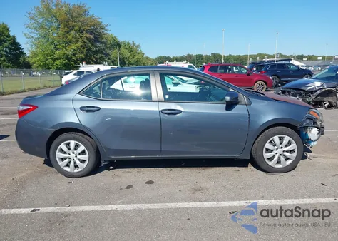 2014 Toyota Corolla Le from USA, damaged, VIN 2T1BURHE4EC228761